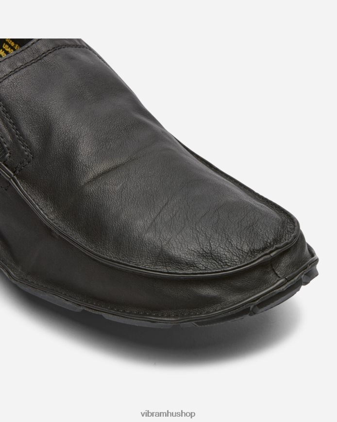 férfiak fekete egynegyede bőr T442ZL126 Vibram cipő