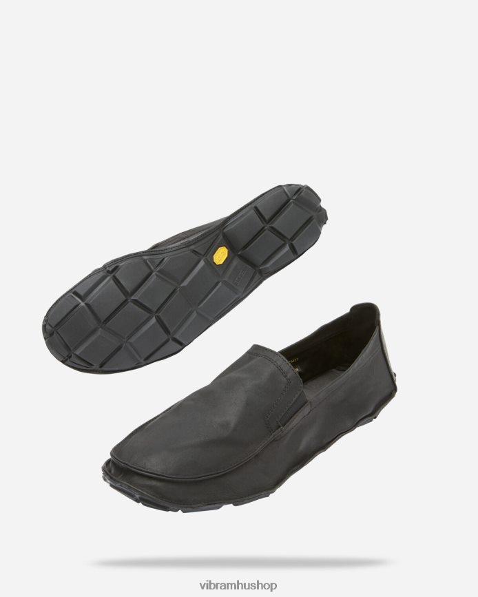 férfiak fekete egynegyede bőr T442ZL126 Vibram cipő