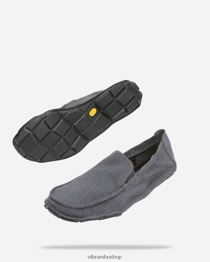 férfiak szürke/fekete egynegyed kendert T442ZL139 Vibram cipő