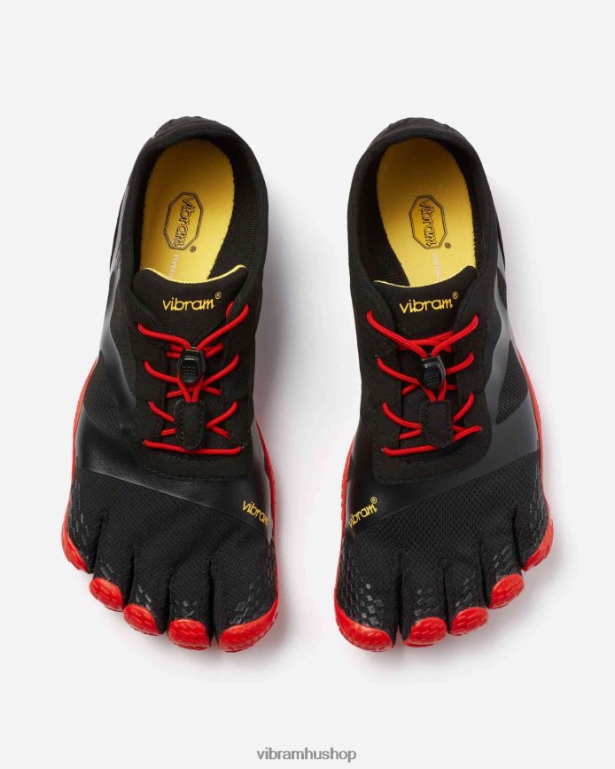 férfiak fekete piros kso evo T442ZL9 Vibram cipő