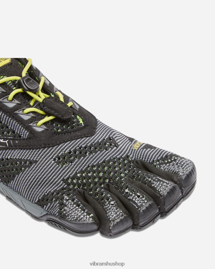 férfiak fekete sárga kmd evo T442ZL5 Vibram cipő