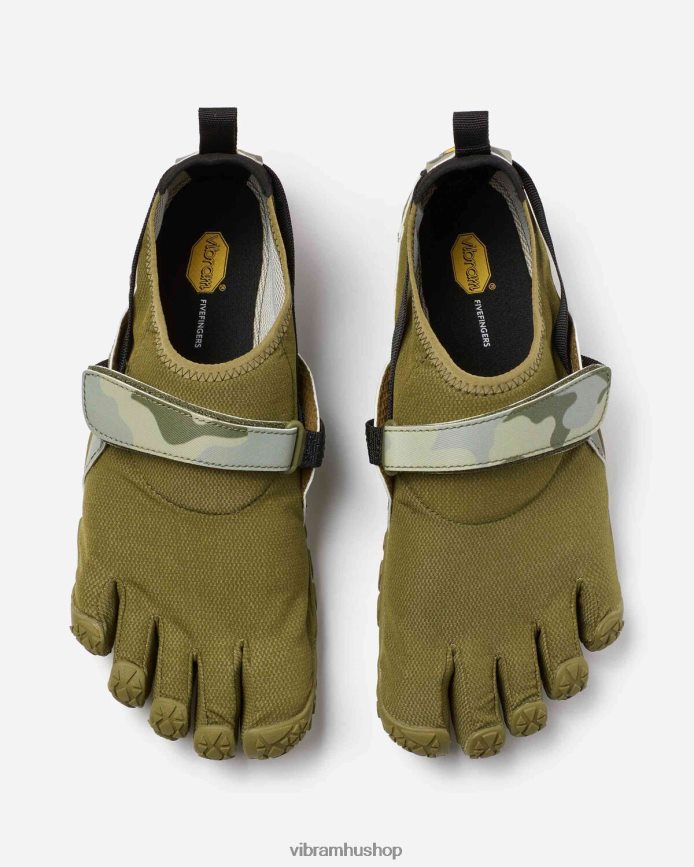 férfiak sötétzöld/camo spyridon evo T442ZL31 Vibram cipő