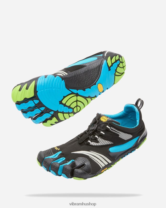 férfiak fekete/kék/zöld kmd sport ls T442ZL119 Vibram cipő