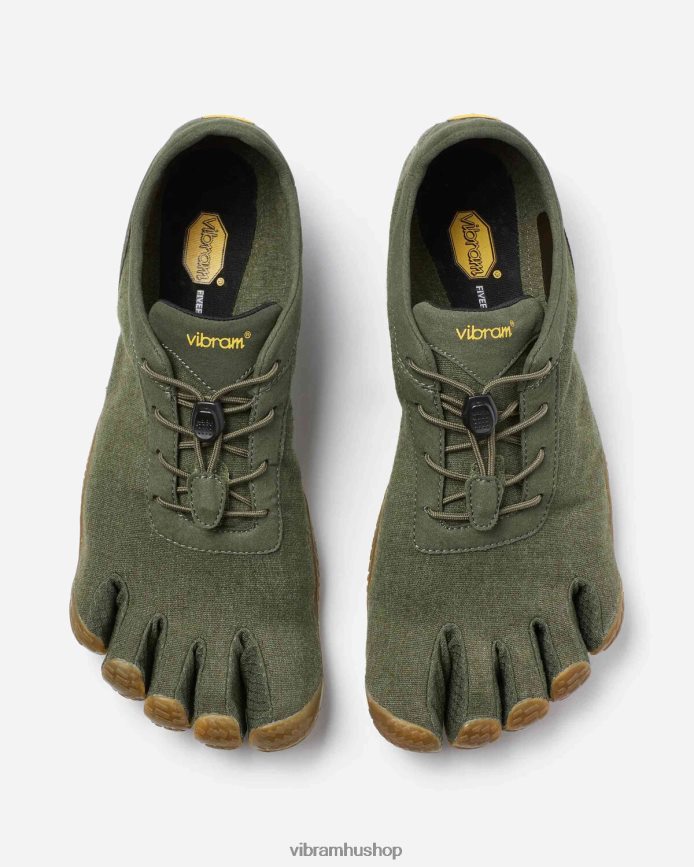 férfiak katonai zöld kso öko T442ZL101 Vibram cipő