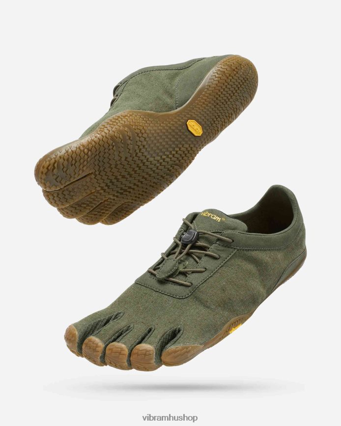 férfiak katonai zöld kso öko T442ZL101 Vibram cipő