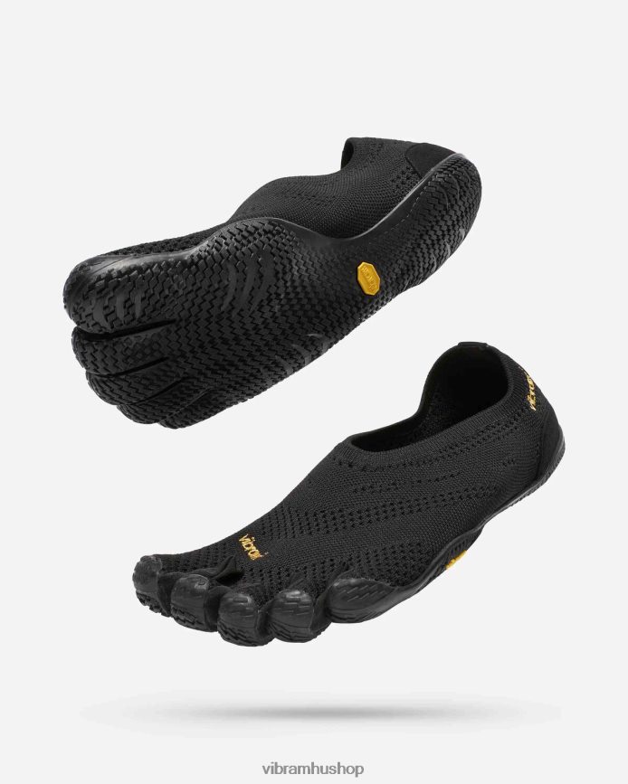 férfiak fekete el-x kötött T442ZL10 Vibram cipő