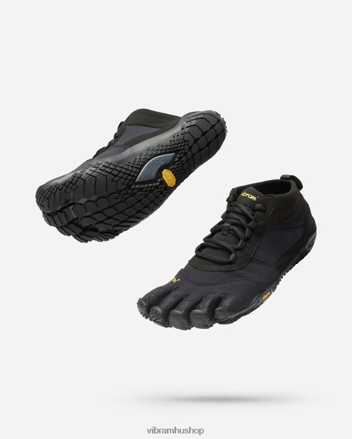 férfiak fekete v-trek T442ZL94 Vibram cipő