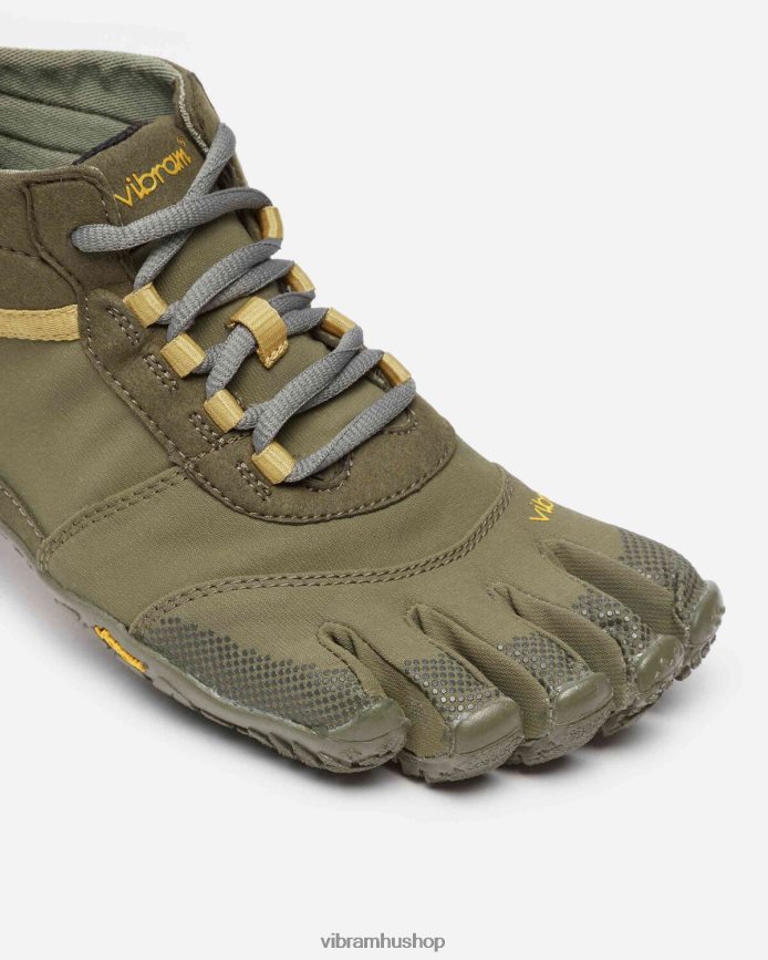 férfiak katonai/sötétszürke v-trek T442ZL38 Vibram cipő