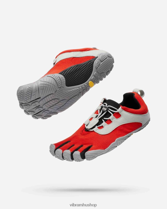 férfiak piros/fekete/szürke v-run retro T442ZL103 Vibram cipő