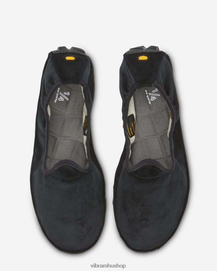 nők fekete egynegyed bársony T442ZL141 Vibram cipő