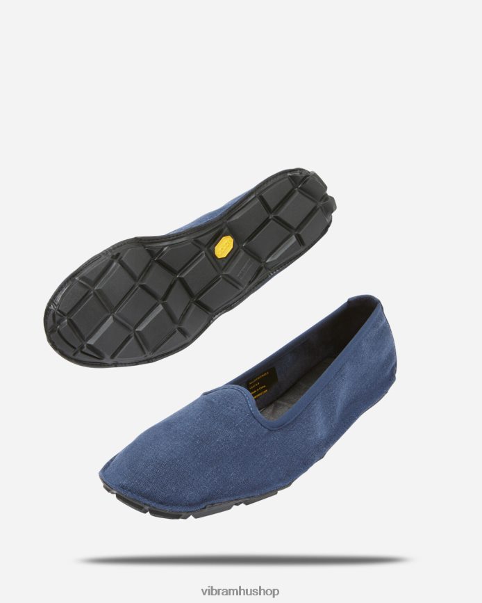 nők kék fekete egynegyed kendert T442ZL136 Vibram cipő