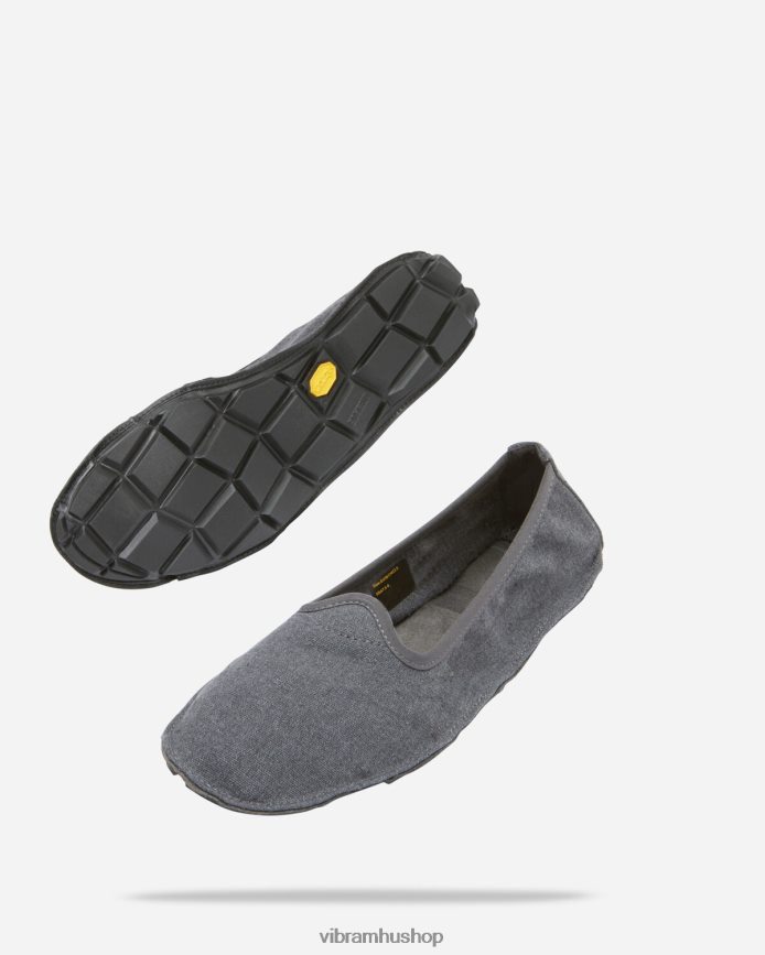 nők szürke/fekete egynegyed kendert T442ZL133 Vibram cipő