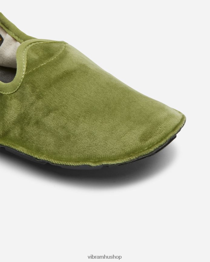 nők zöld/fekete egynegyed bársony T442ZL140 Vibram cipő