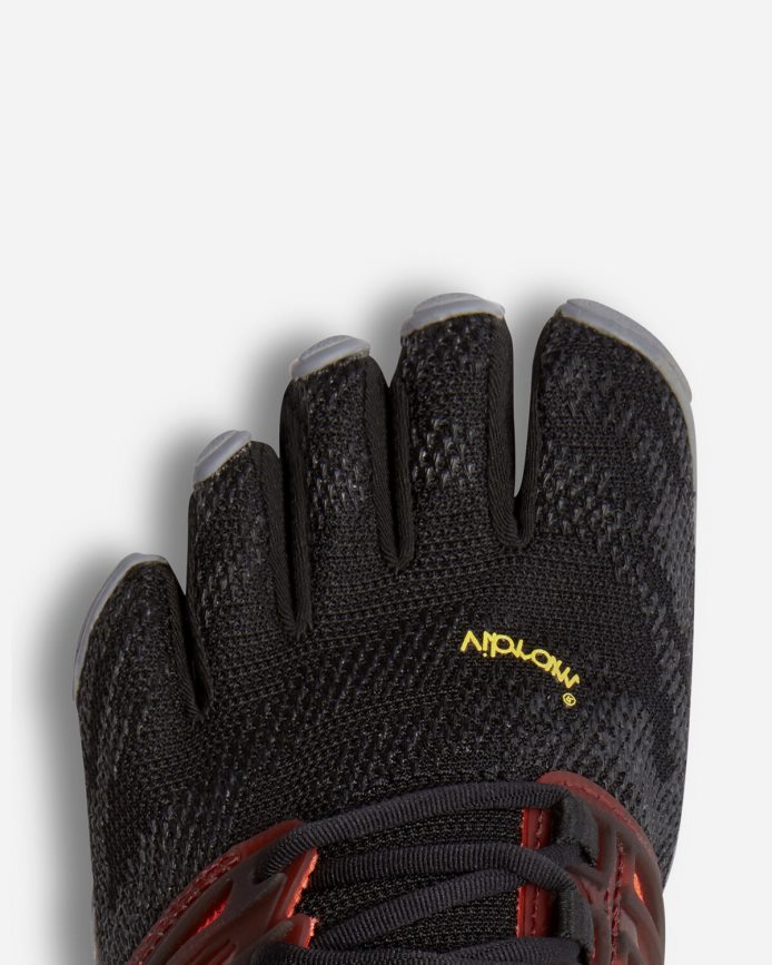 nők fekete/korall/szürke v-vonat T442ZL52 Vibram cipő