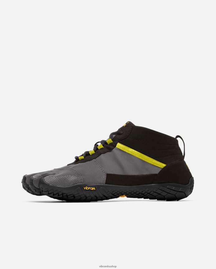 nők fekete/szürke/citronelle v-trek T442ZL113 Vibram cipő