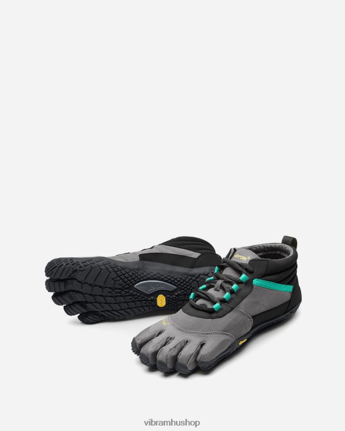 nők fekete/szürke/zöld v-trek szigetelt T442ZL84 Vibram cipő