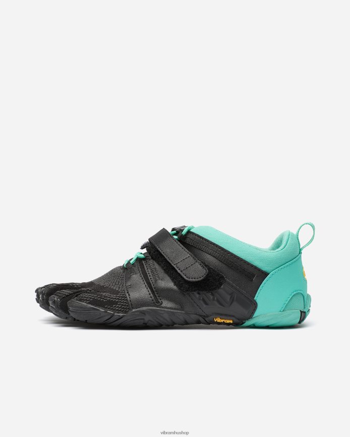 nők fekete/zöld v-train 2.0 T442ZL69 Vibram cipő