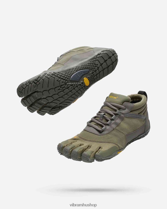 nők katonai/szürke v-trek szigetelt T442ZL79 Vibram cipő
